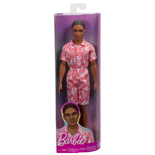 Barbie Fashionistas Ken Doll #235 in Hawaiian Print Jumpsuit (HYT99)