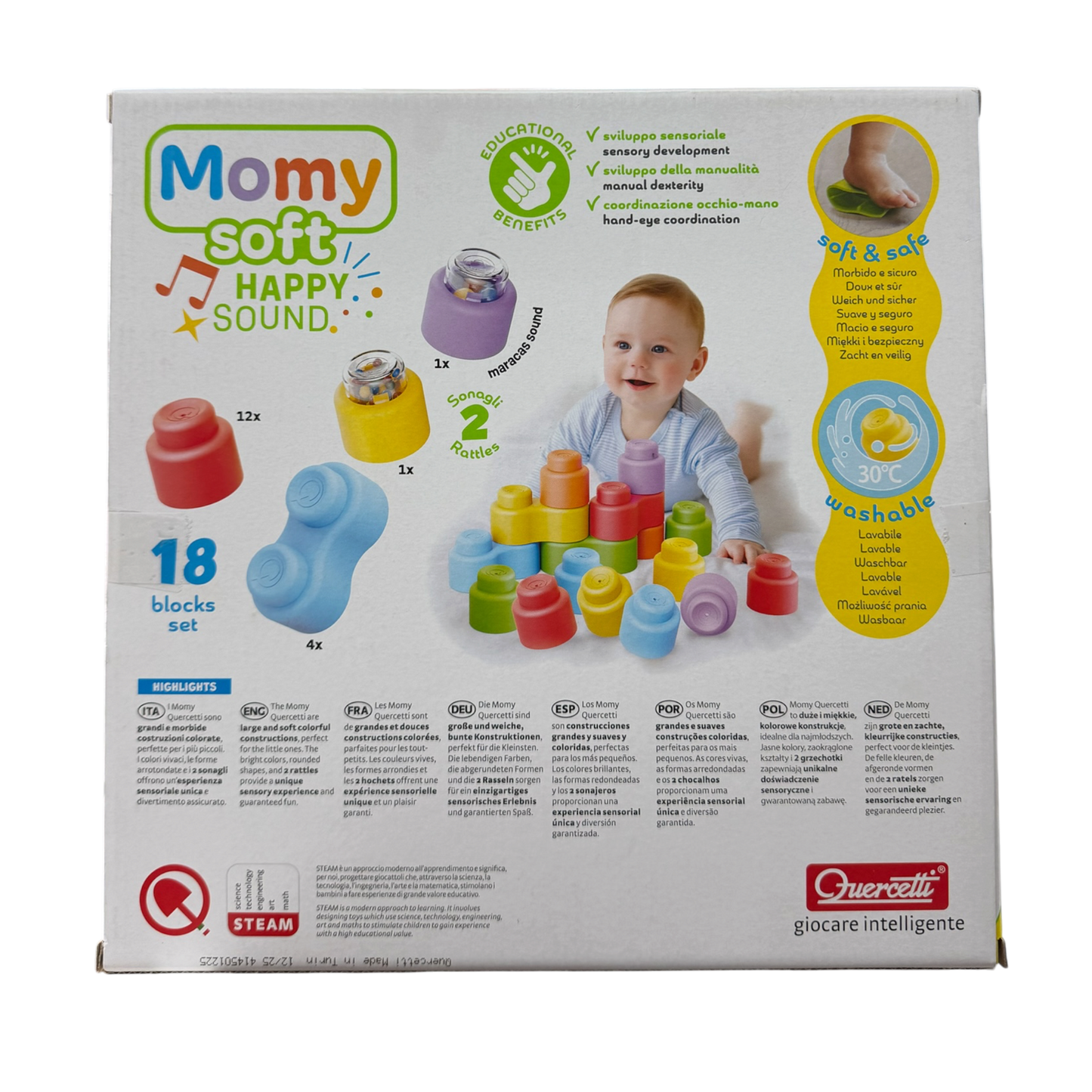 Quercetti Momy Soft Happy Sound 18  pcs