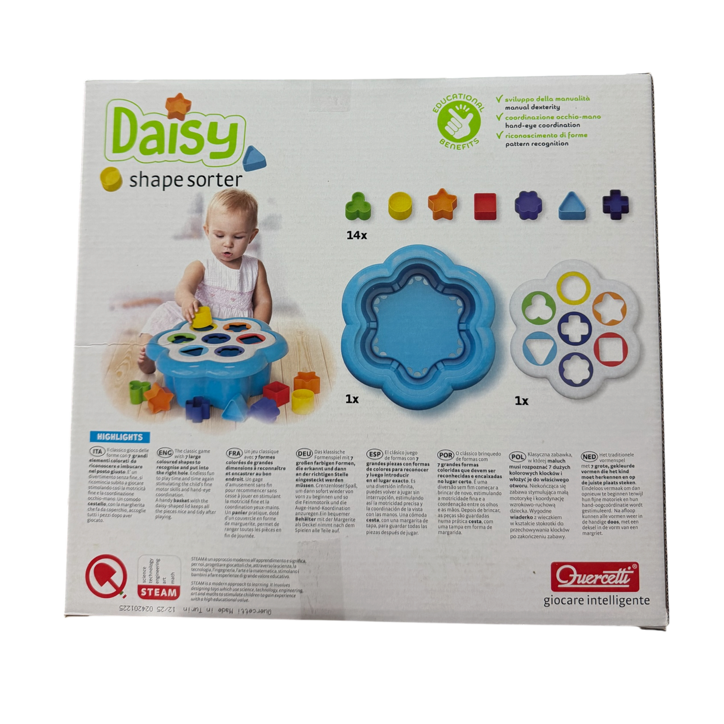 Quercetti Daisy Shape Sorter
