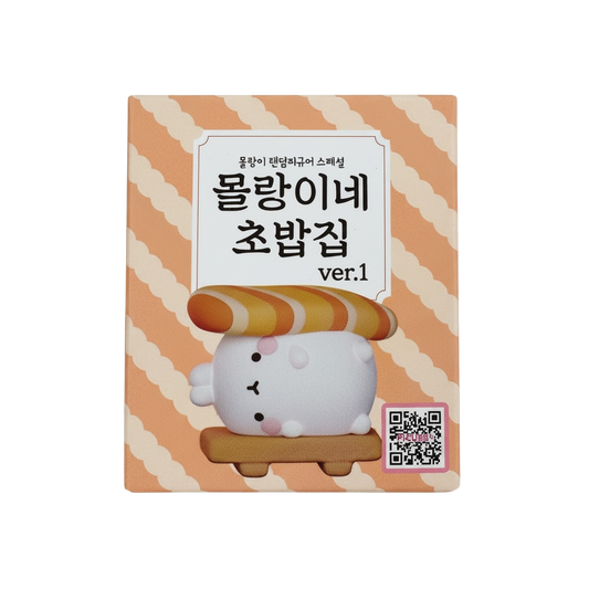 Molang's Sushi Shop Random Figure Deco Toy