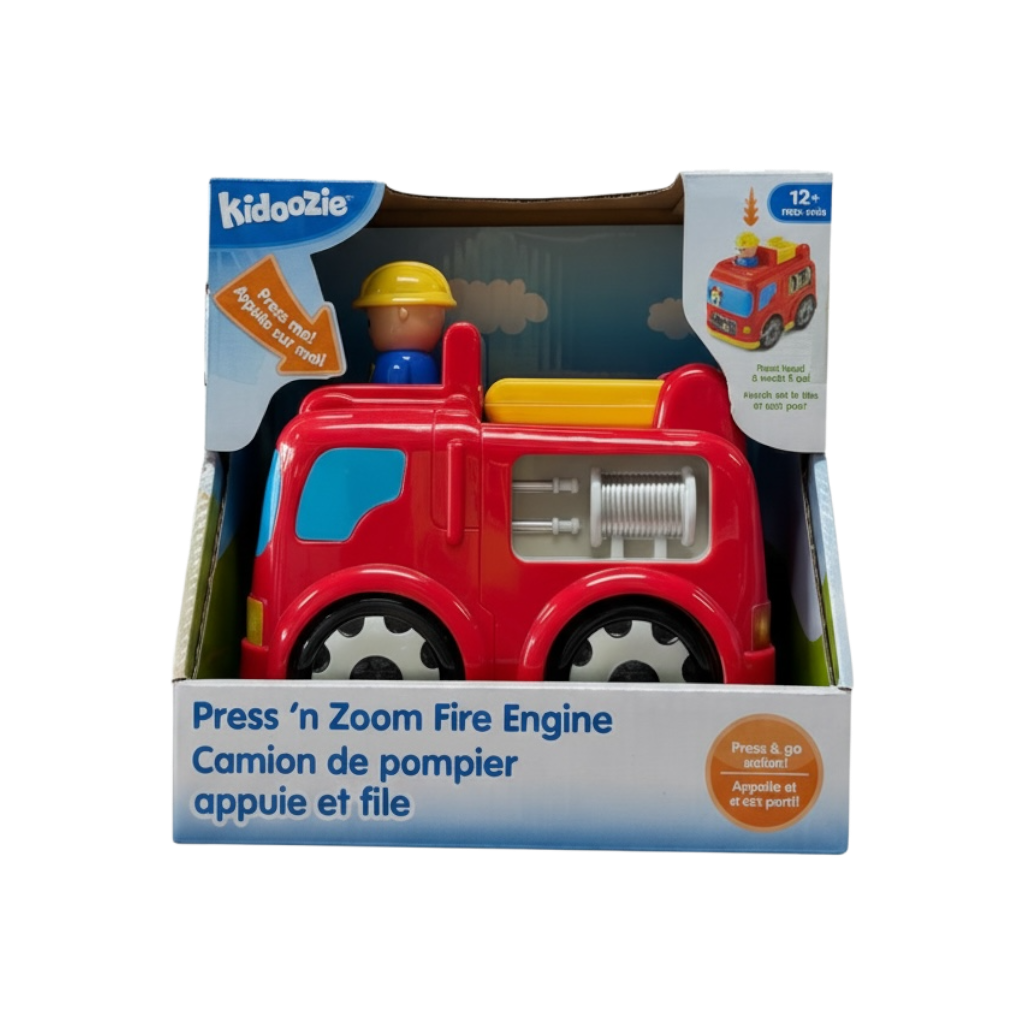 Kidoozie Press & Zoom Fire Engin G02549