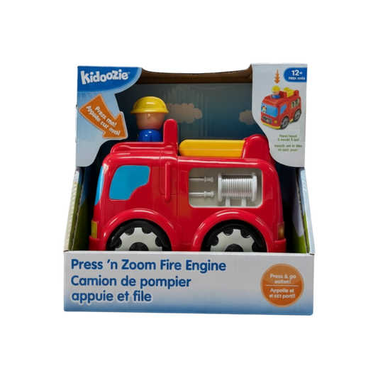 Kidoozie Press & Zoom Fire Engin G02549