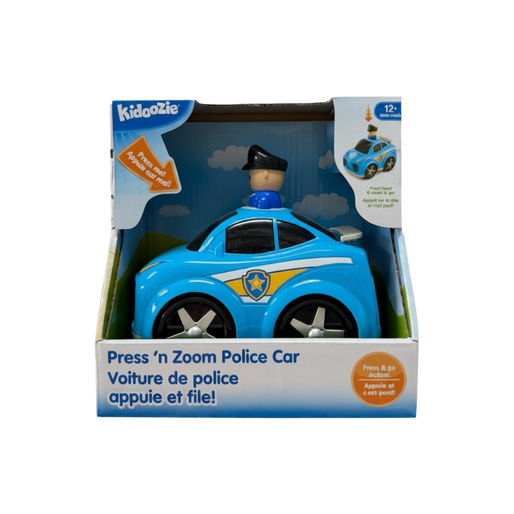 Kidoozie Press 'n Zoom Police Car G02550