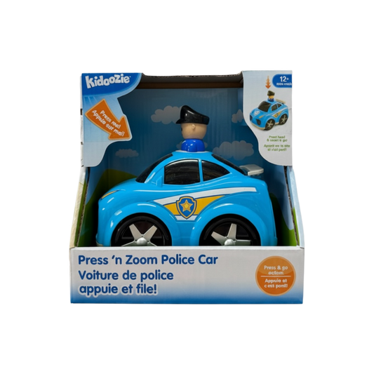 Kidoozie Press 'n Zoom Police Car G02550