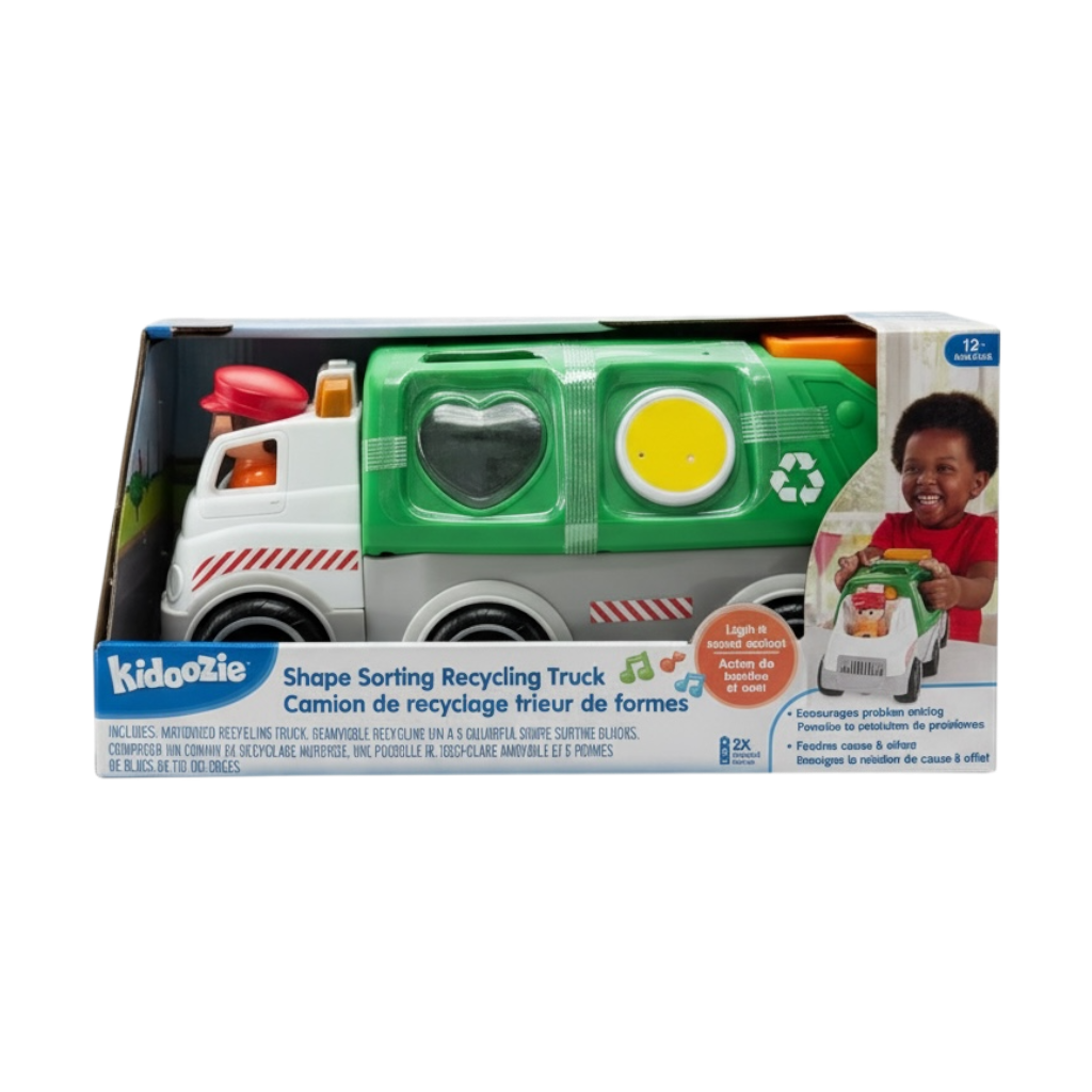 Kidoozie Shape Sorting Recyle Trk