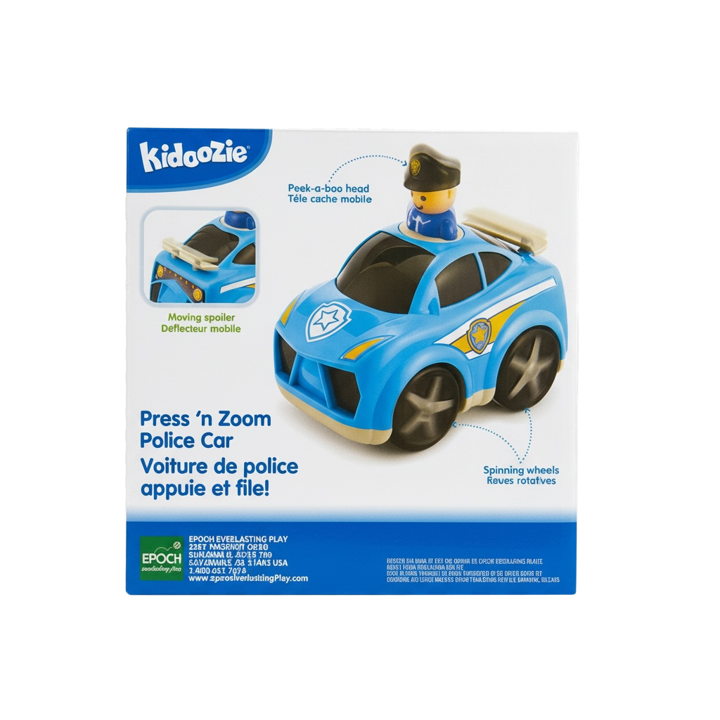 Kidoozie Press 'n Zoom Police Car G02550