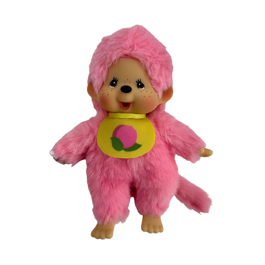 Sekiguchi Monchhichi Fruit Color Peach Pink Plush Doll