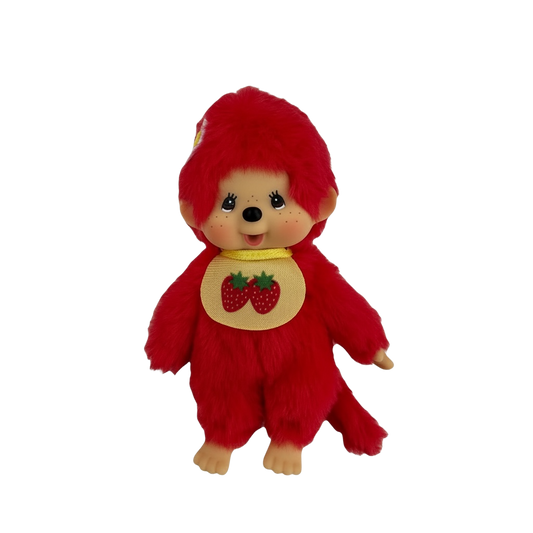 Sekiguchi Monchhichi Fruit Color Strawberry Red Plush Doll