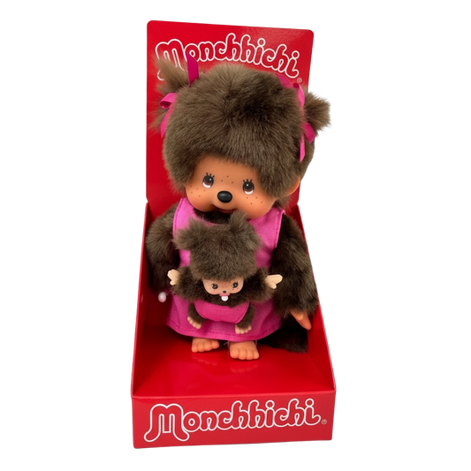 Monchhichi Mother Care Plush Toy - Pink