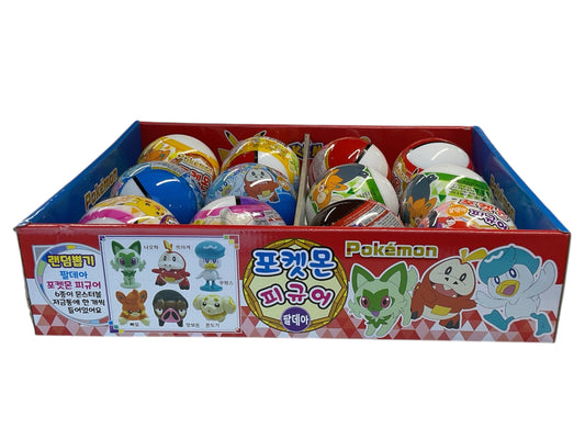 Pokémon Paldea Poké Ball coin bank with mystery figure, display box