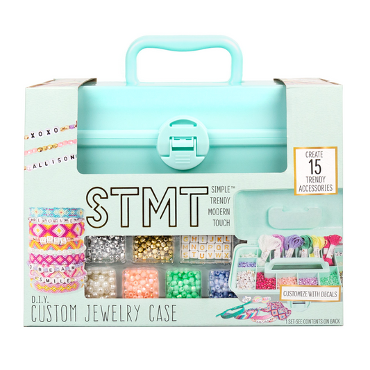 STMT D.I.Y. Custom Jewelry Case, Teal — package