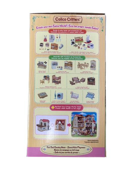 Calico Critters Red Roof Country Home - Secret Attic Playroom CC2079