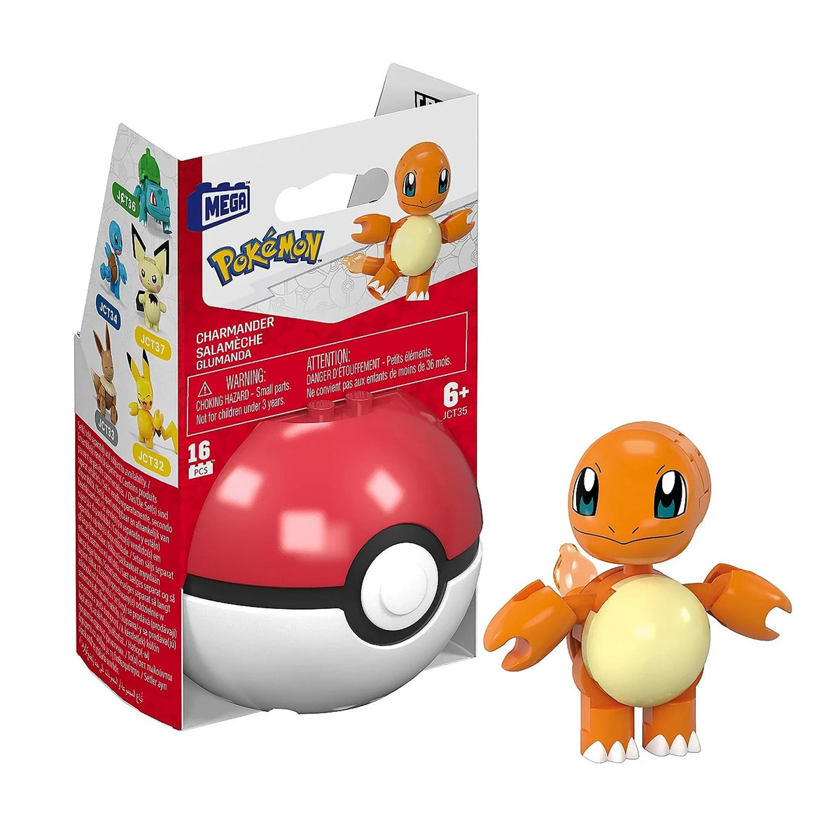 MEGA Pokémon Charmander Poké Ball building set
