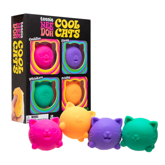Teenie NeeDoh Cool Cats 4-Pack - product photo