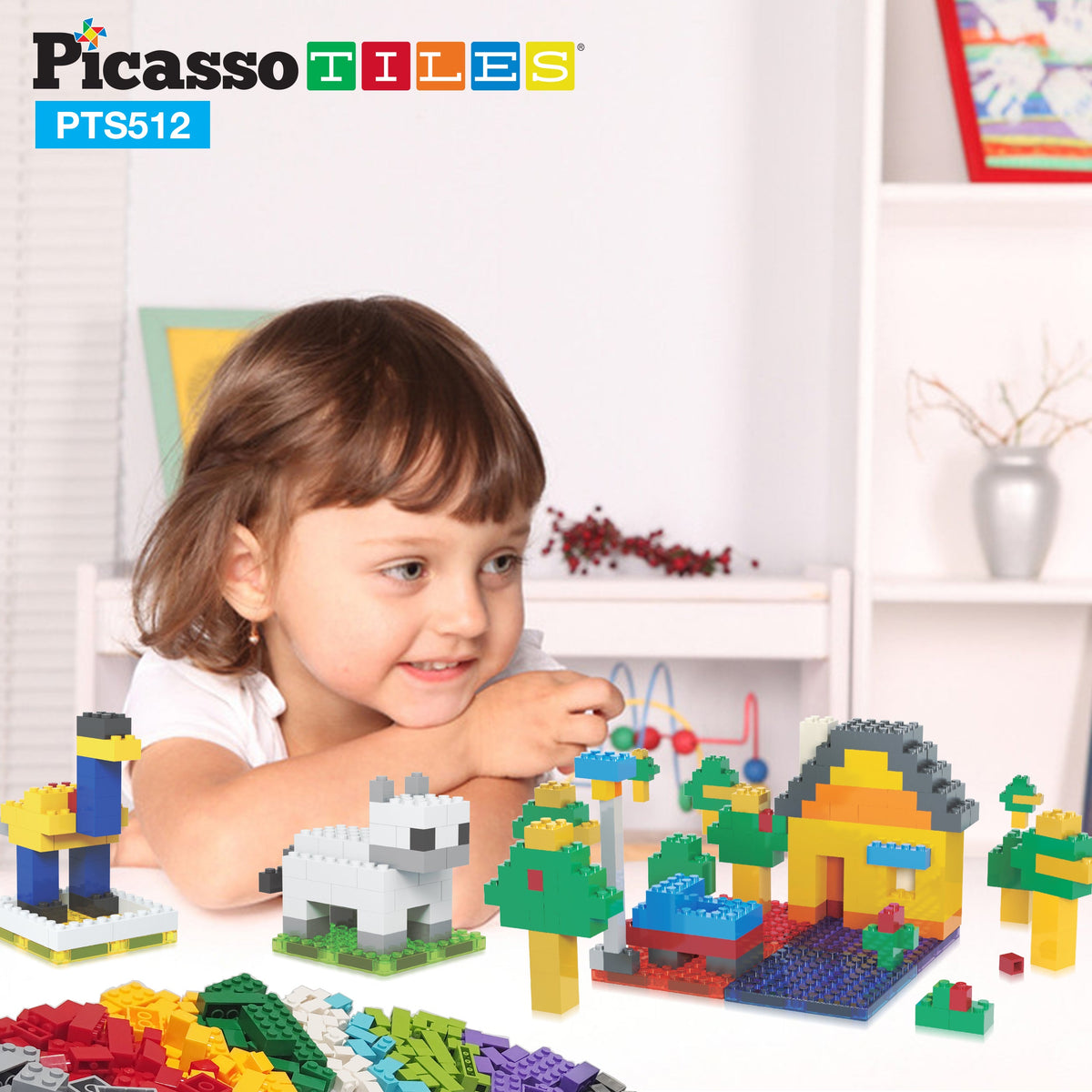 PicassoTiles 512pc set - bricks and tiles