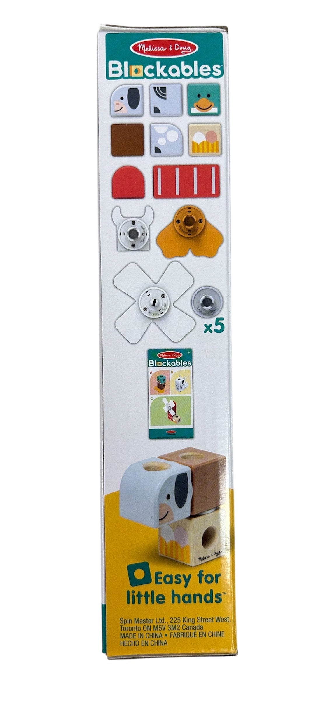 Melissa & Doug Blockables Farm Friends 16 Piece Play Set 50422 LJ51203