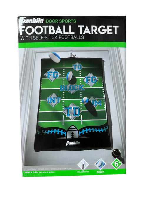 Franklin Sports Football Target With Self-Stick Footballs 7230526360