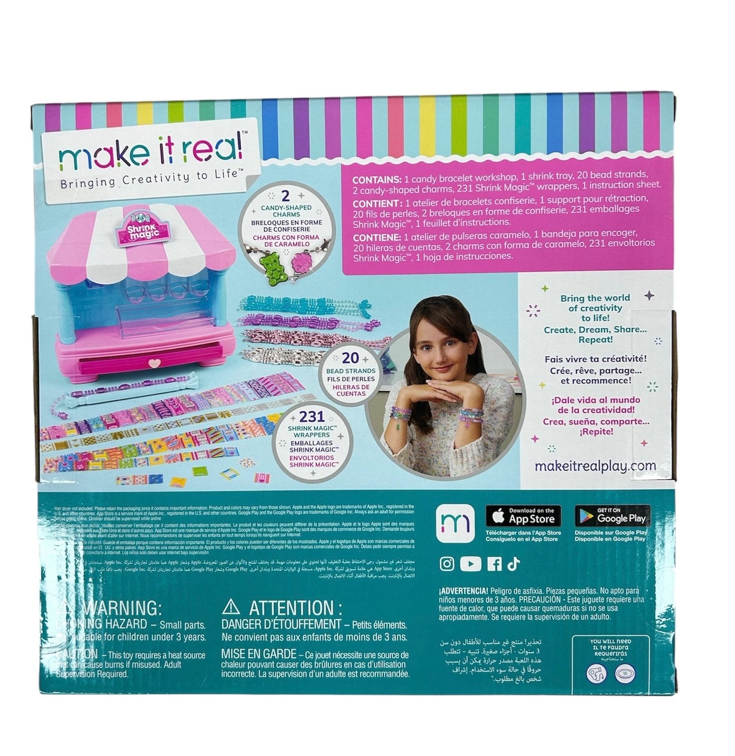 Make It Real Shrink Magic Candy Bracelet Kit 1758-PAKINT-01-V1
