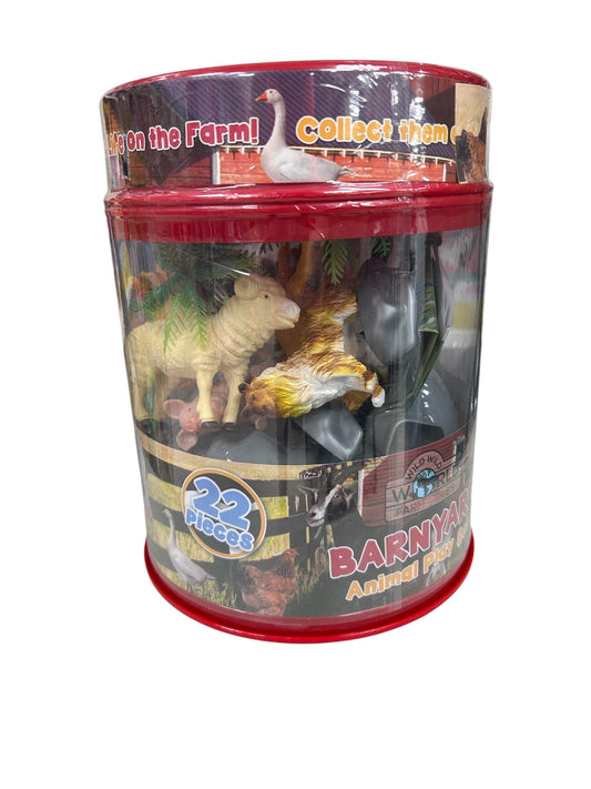 Brooklyn Lollipop Barnyard Animal Play Set 22 Pieces T6194