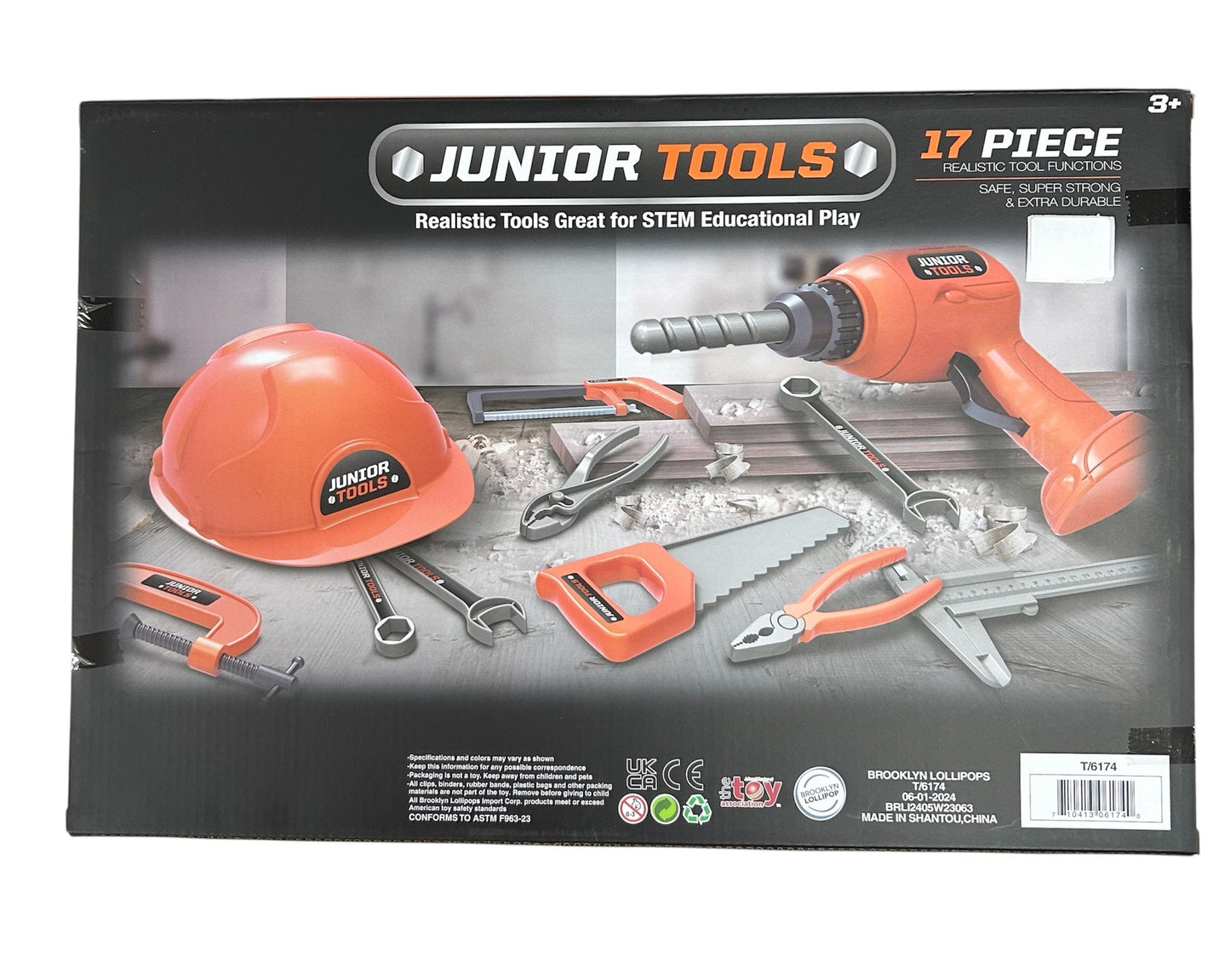Brooklyn Lollipop Junior Tools Set 17 Piece T/6174