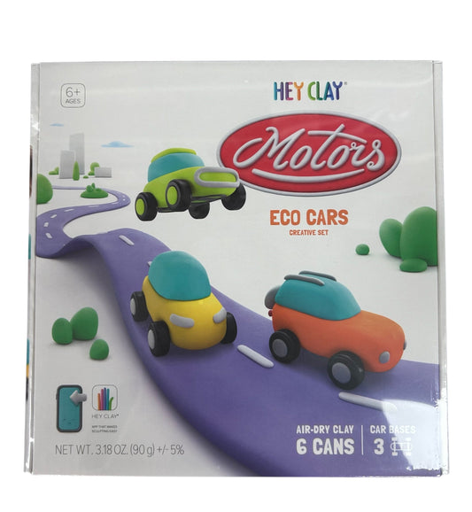 Fat Brain Toy Co. Hey Clay Eco Cars Creative Set FA426