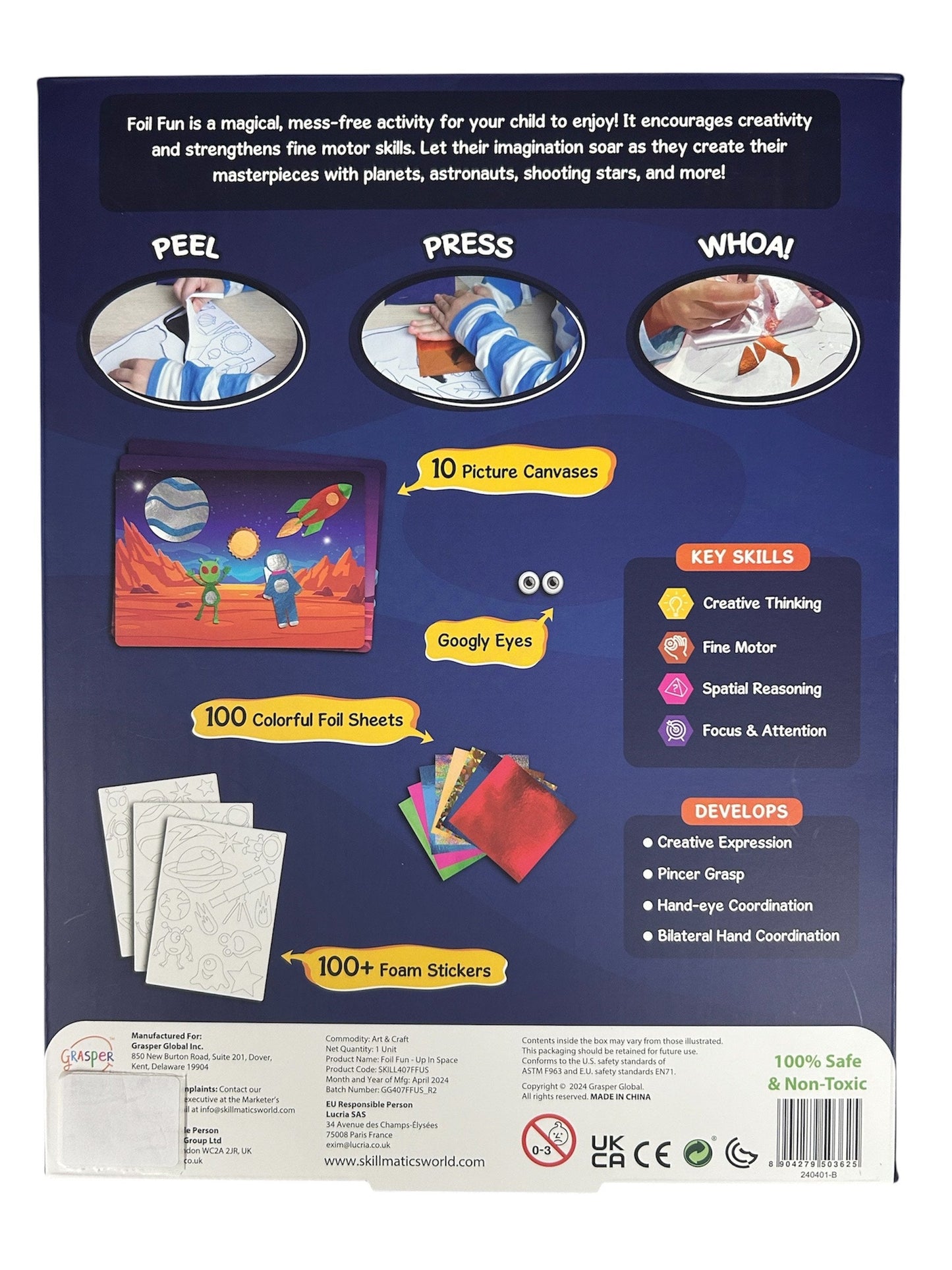 Skillmatics Foil Fun Up In Space! SKILL407FFUS