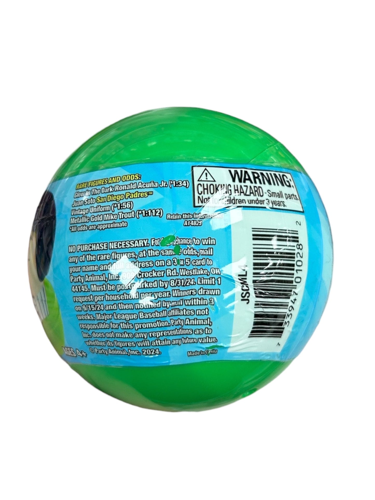 Party Animal MLB Jumbo Squeezy Suprise! JSCML4