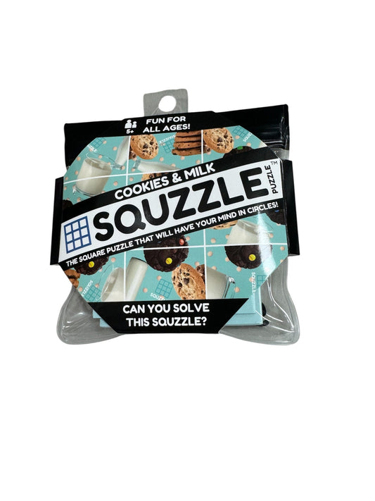 Fun Squared Games Squzzle Puzzle Cookies & Milk PBC12024C