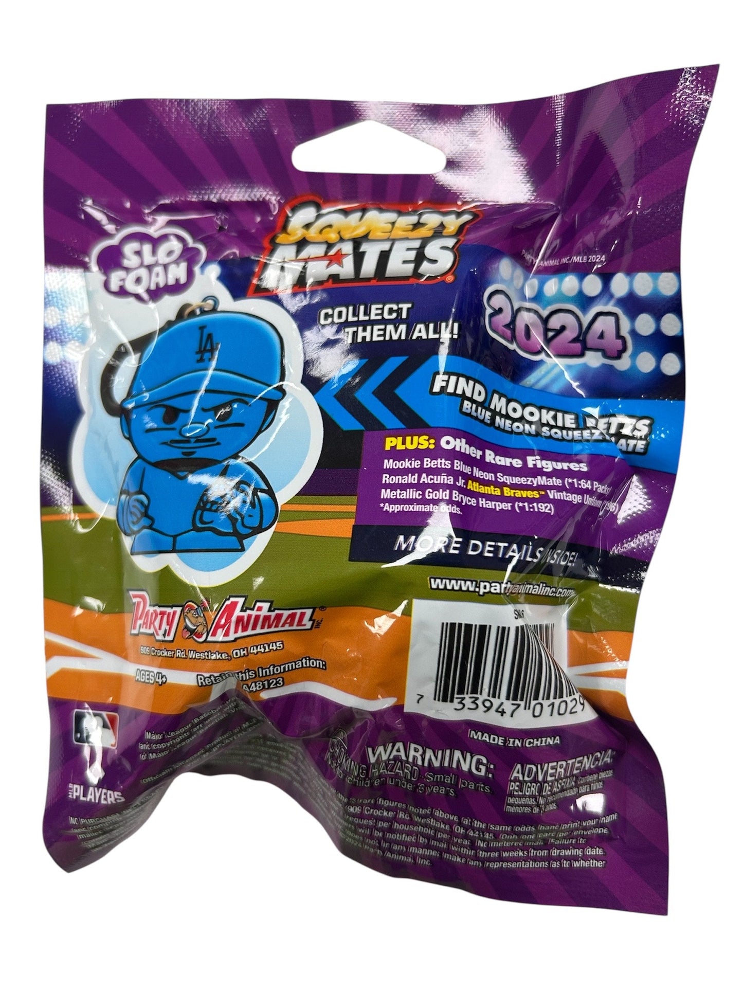 Party Animal MLB Squeezy Mates 2024 SMBML6