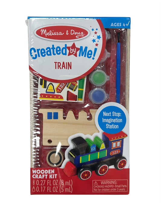Melissa & Doug Created by Me! Train Wooden Craft Kit 8846