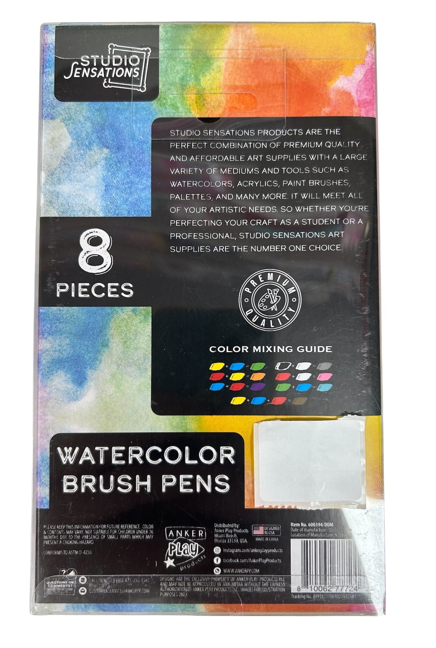 Anker Play Studio Sensations Watercolor Brush Pens 600394