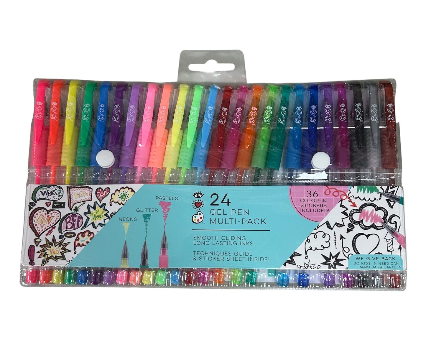 Bright Stripes 24 Gel Pen Multi-Pack 5224-24 BGH5224