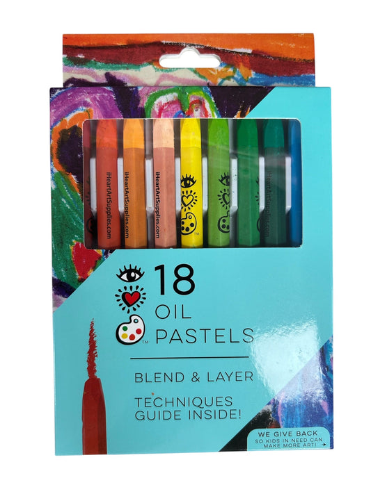 Bright Stripes 18 Oil Pastels 4018-18 BGH4018