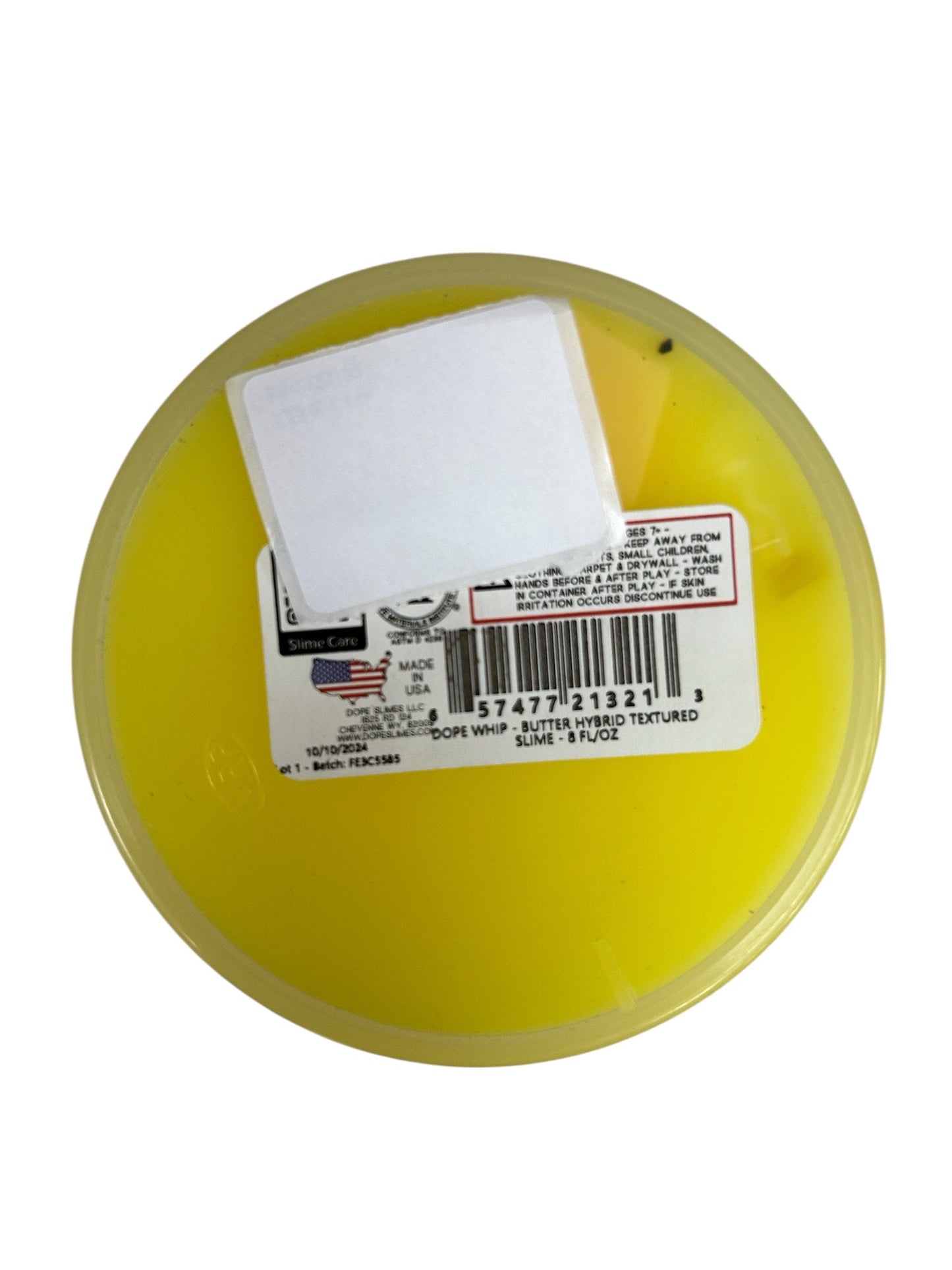 Dope Slimes Dope Whip Butter & Clear Slime DPMDW11078