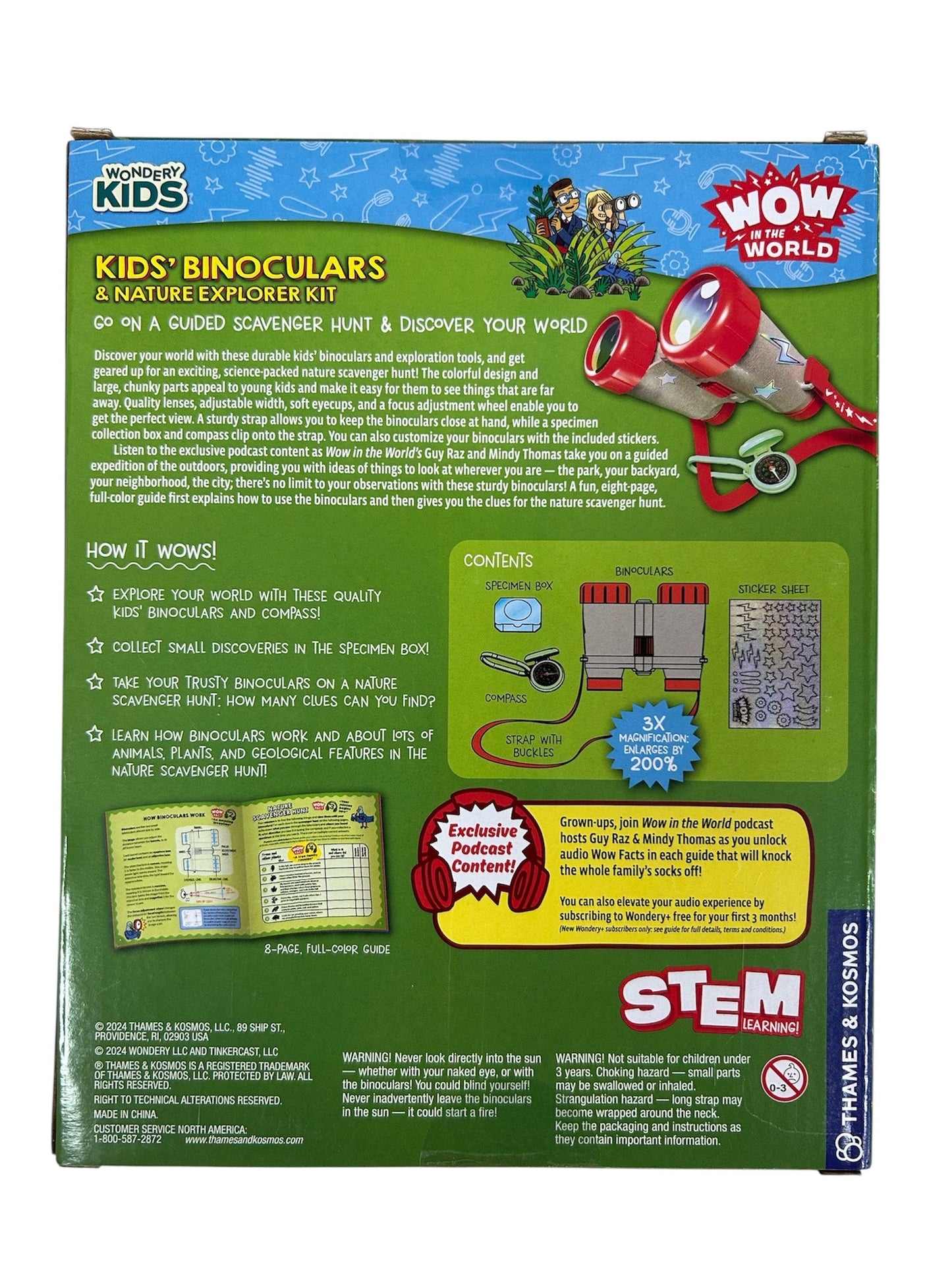 Thames & Kosmos Kids' Binoculars & Nature Explorer Kit 545005 TKM545005
