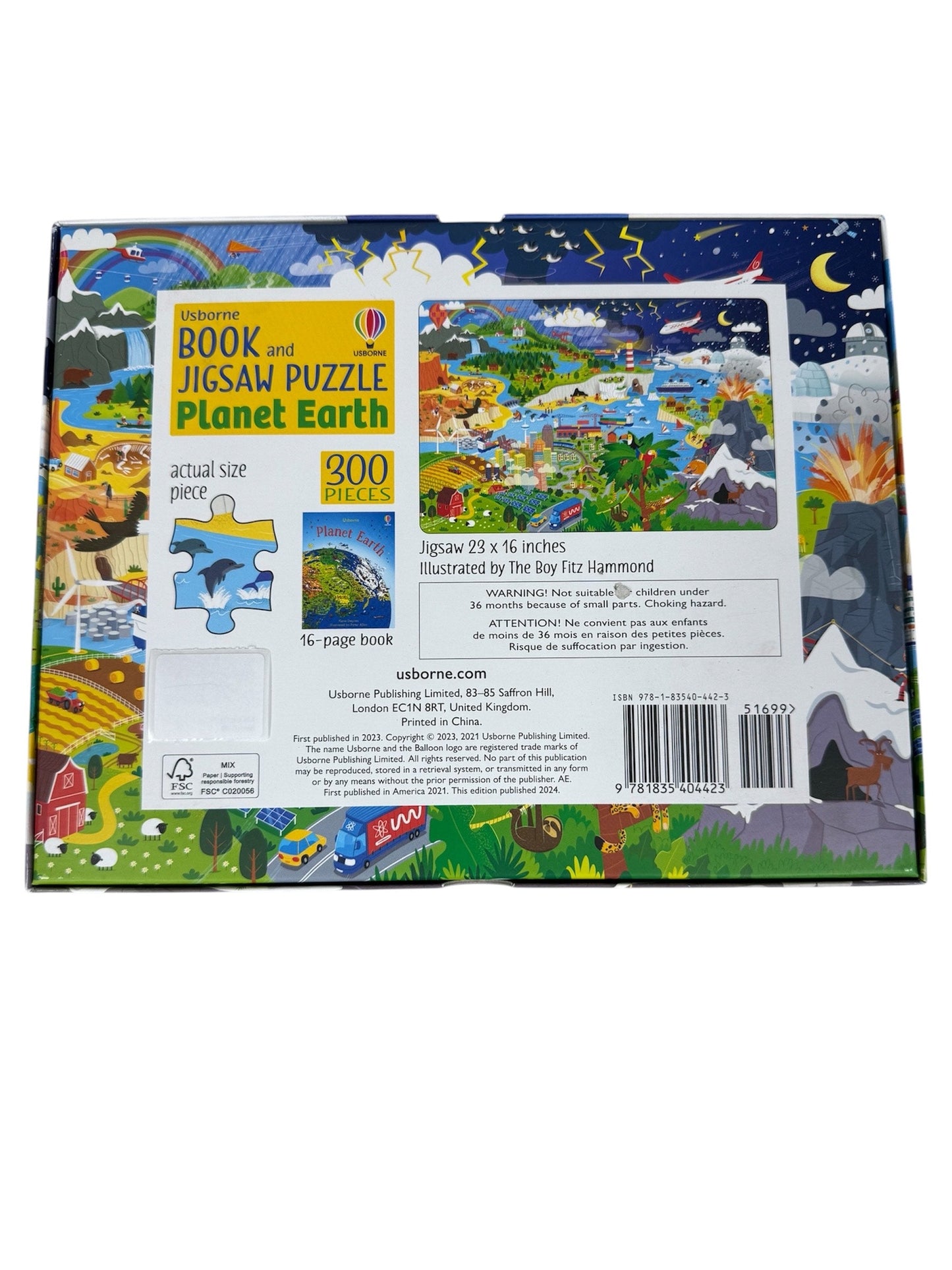Usborne Book and Jigsaw Puzzle Planet Earth 300 Pieces 51699