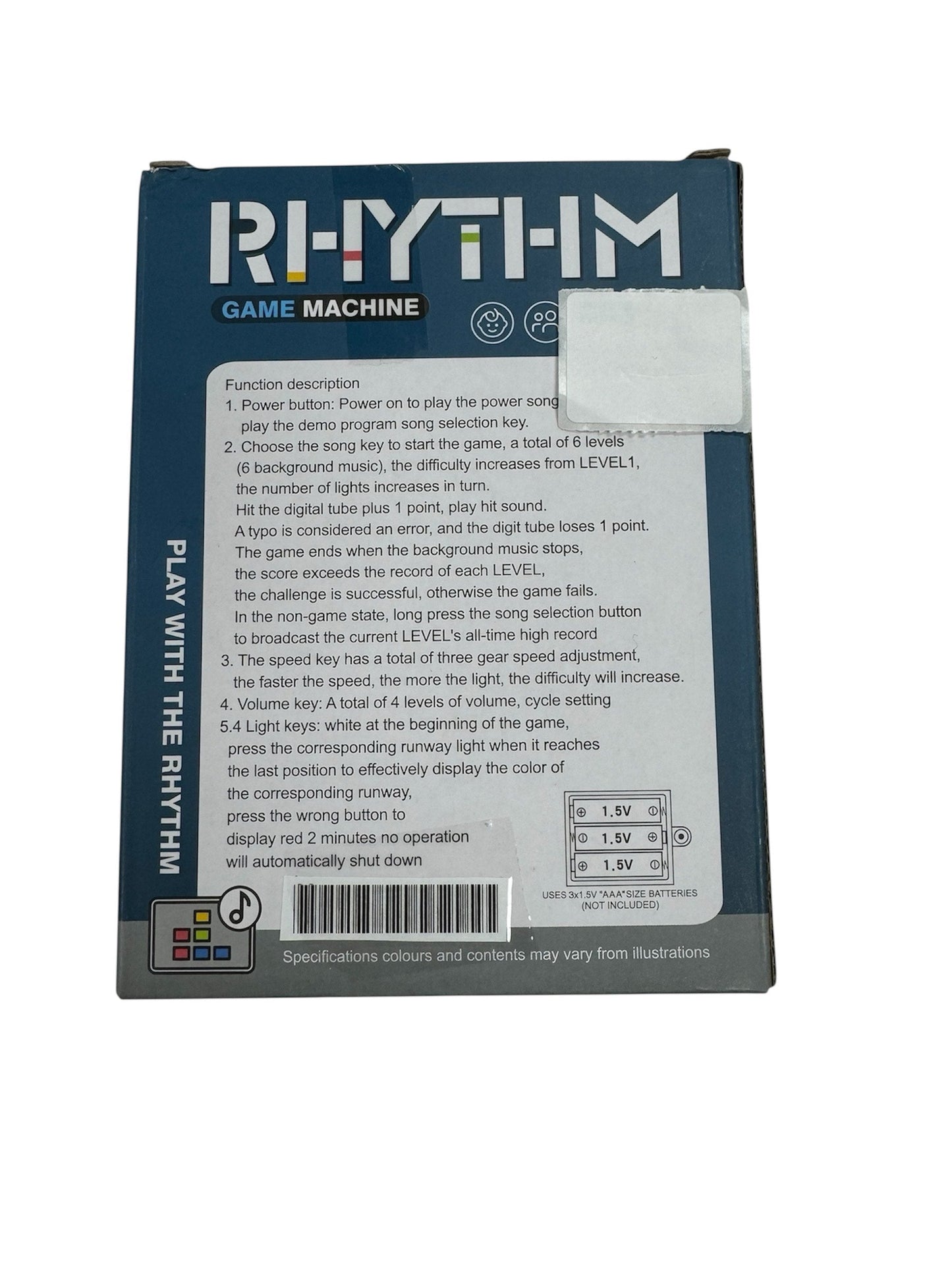 Rhythm Game Machine Handheld Toy Green