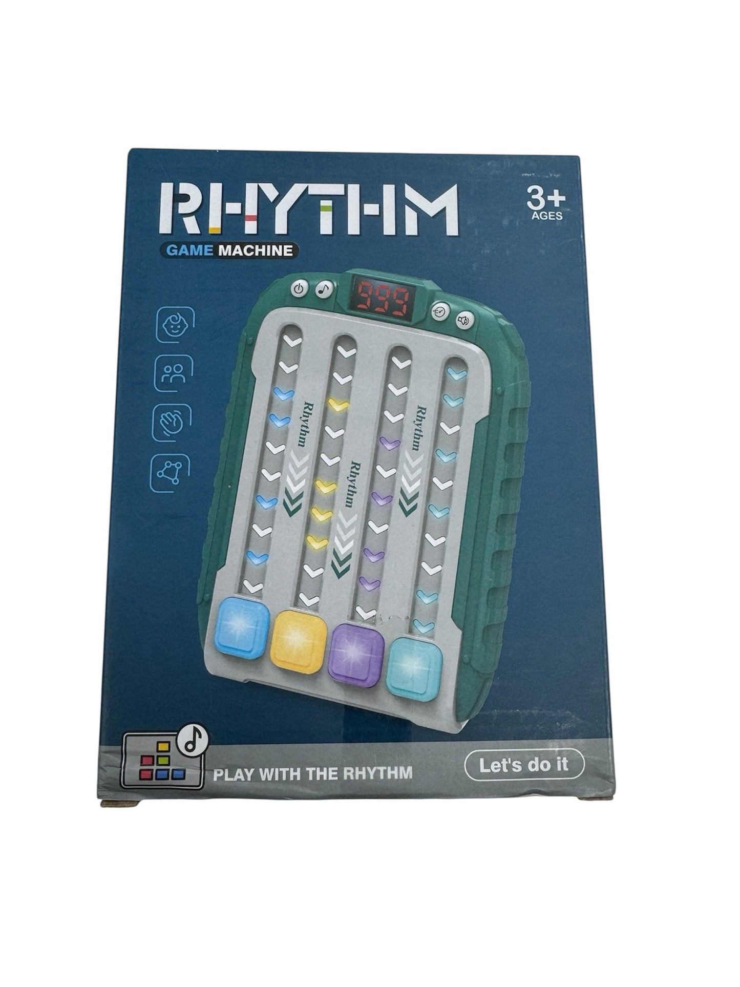 Rhythm Game Machine Handheld Toy Blue