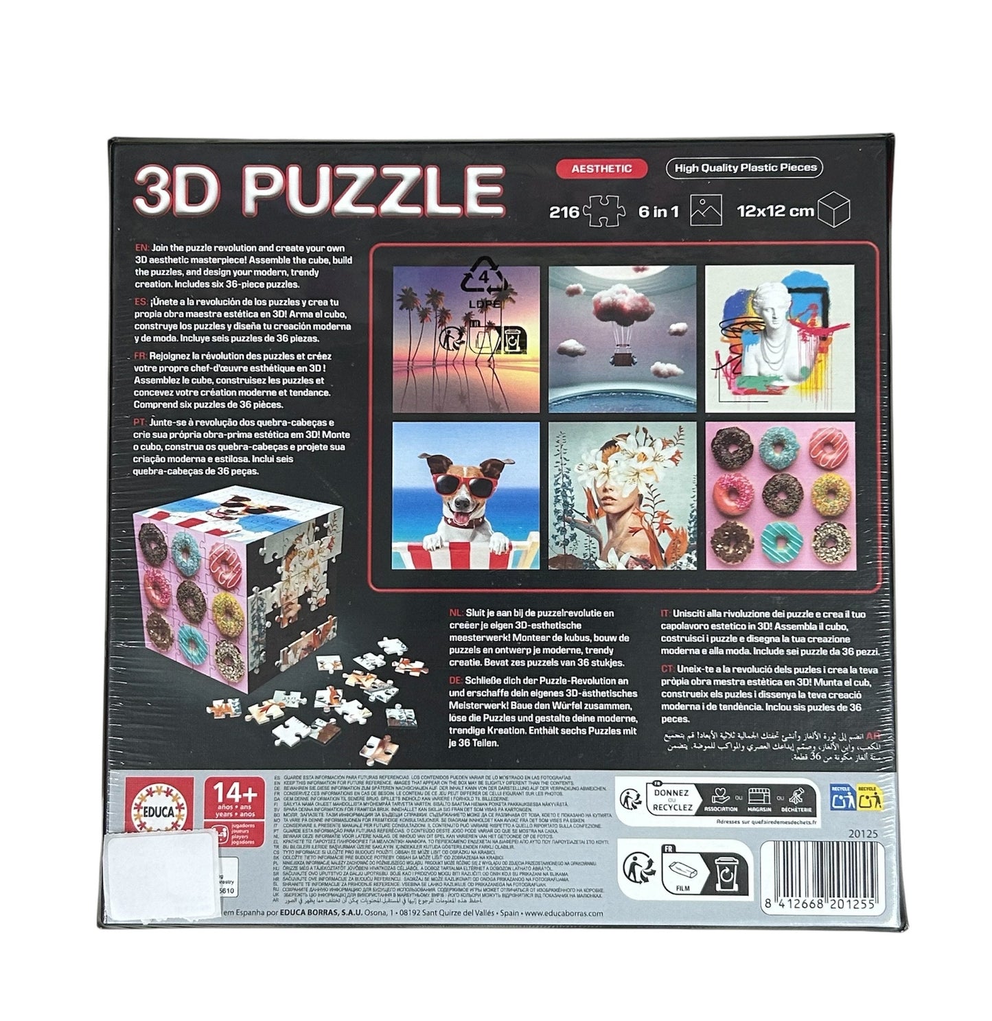 Educa Aesthetic 3D 216 Piece Puzzle 20125 JH20124