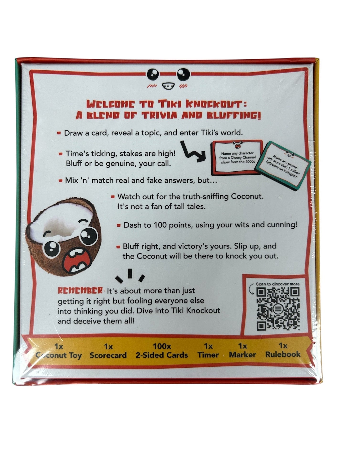 Tipsy Chicken Games Tiki Knockout Card Game 488