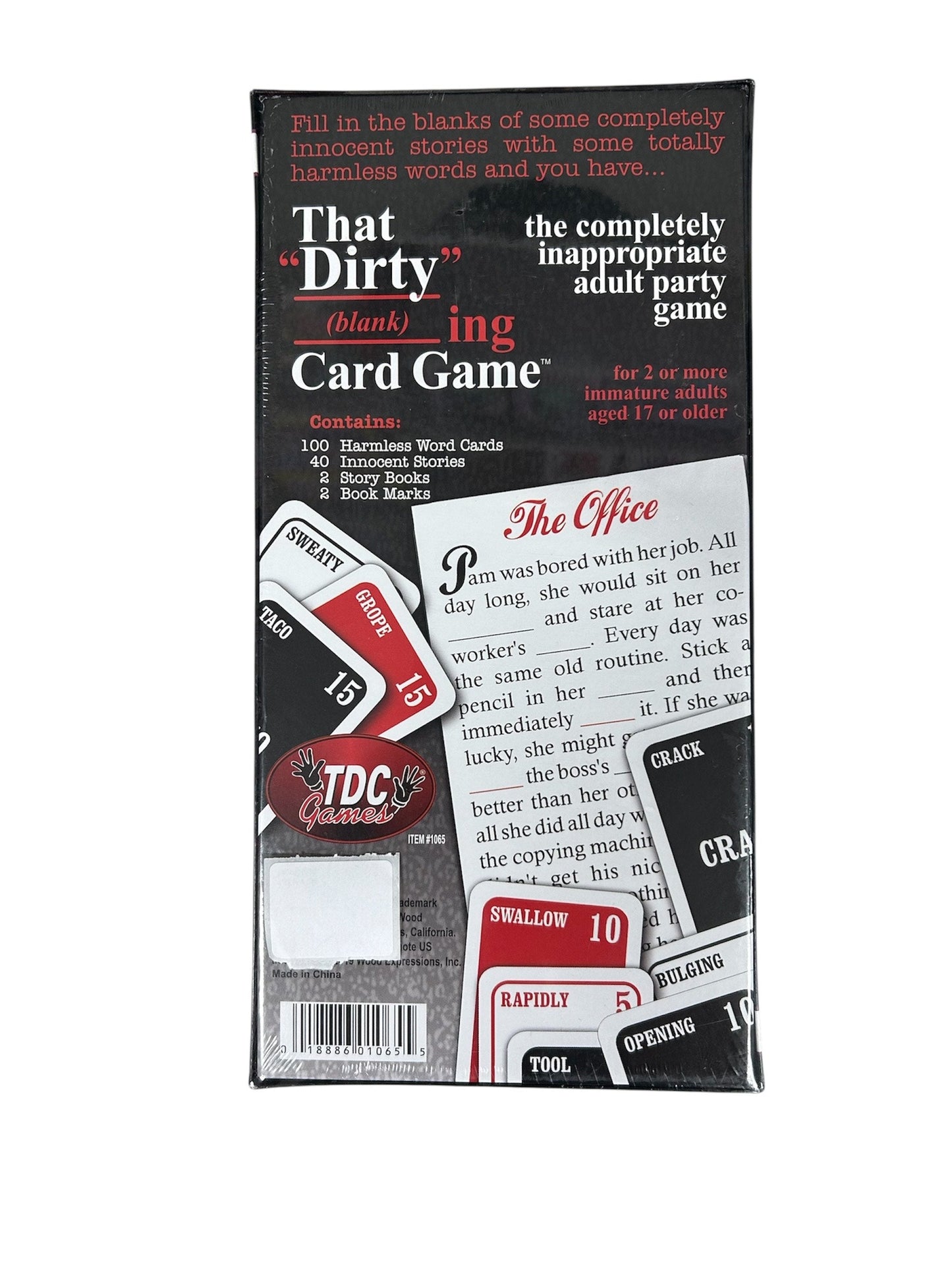 John Hansen Company That "Dirty" (blank)ing Card Game 1065