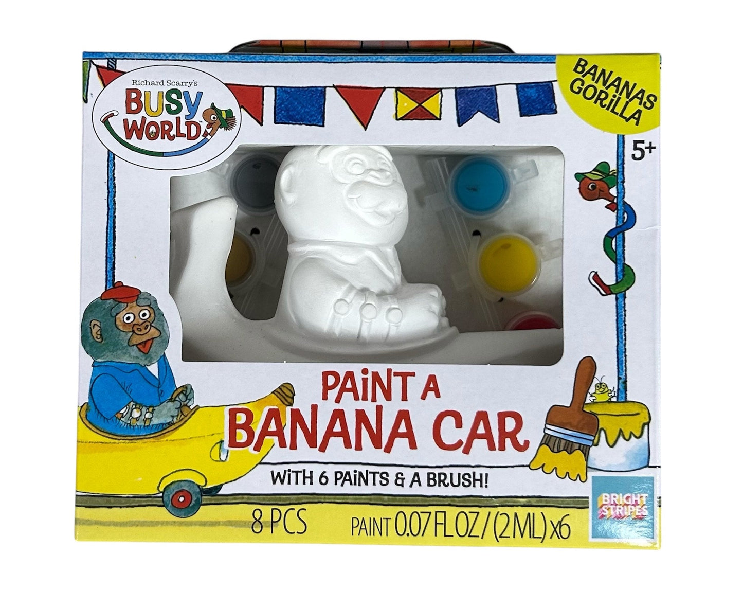 Bright Stripes Paint A Banana Car Bananas Gorilla DIY-RS3 BGHDIY-RS3