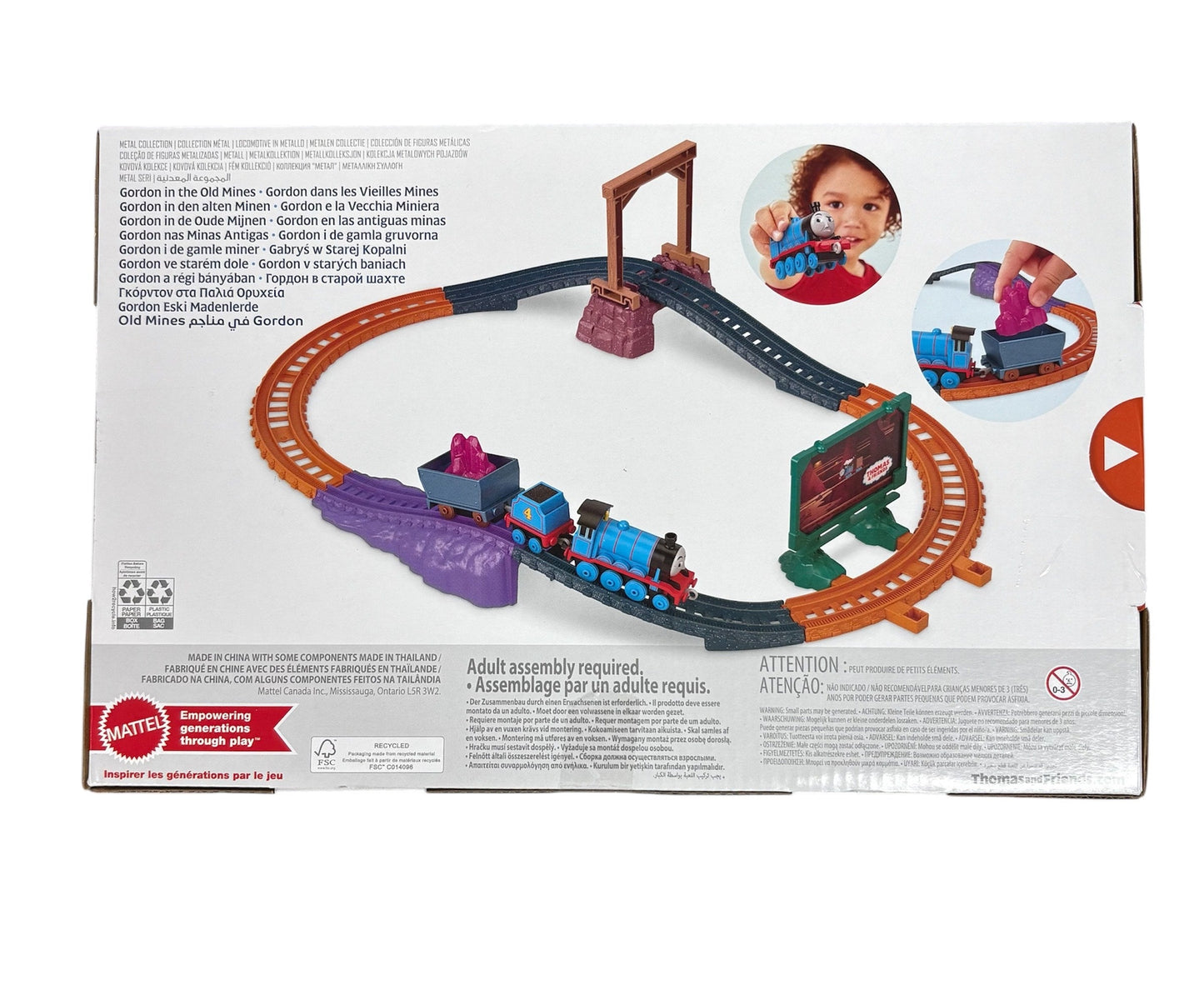 Fisher-Price Thomas & Friends Gordon in the Old Mines Push-Along Track Set (HHV81)