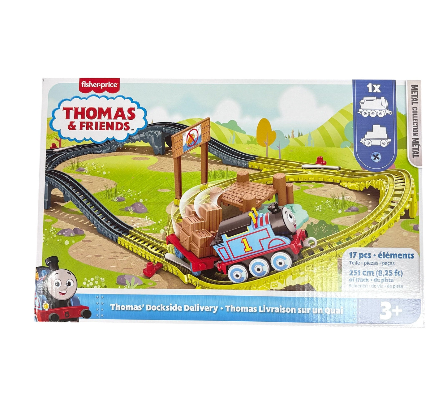 Fisher-Price Thomas & Friends Thomas' Dockside Delivery Push-Along Track Set (HPM64)