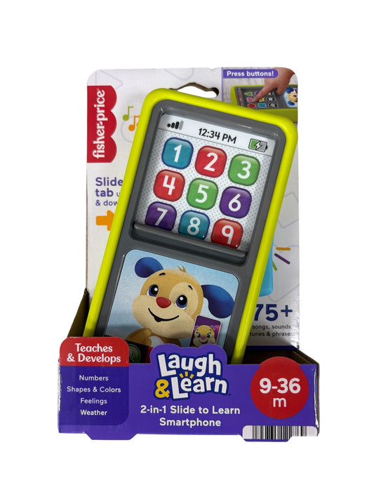 Fisher Price Laugh & Learn 2-in-1 Slide To Learn Smartphone HLY61