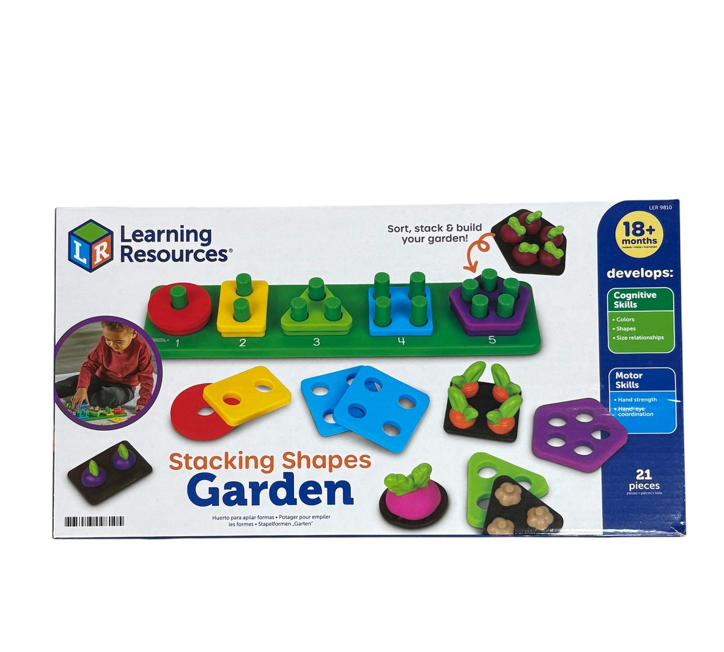 Learning Resources Stacking Shapes Garden LER 9810