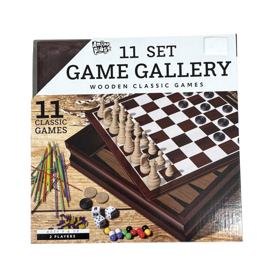 Anker Play 11 Set Game Gallery Wooden Classic Games 220033 DG220033