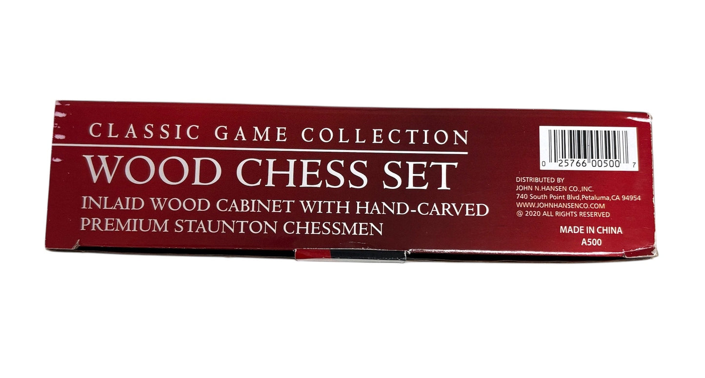 Hansen Classic Games Wooden Chess Set A500