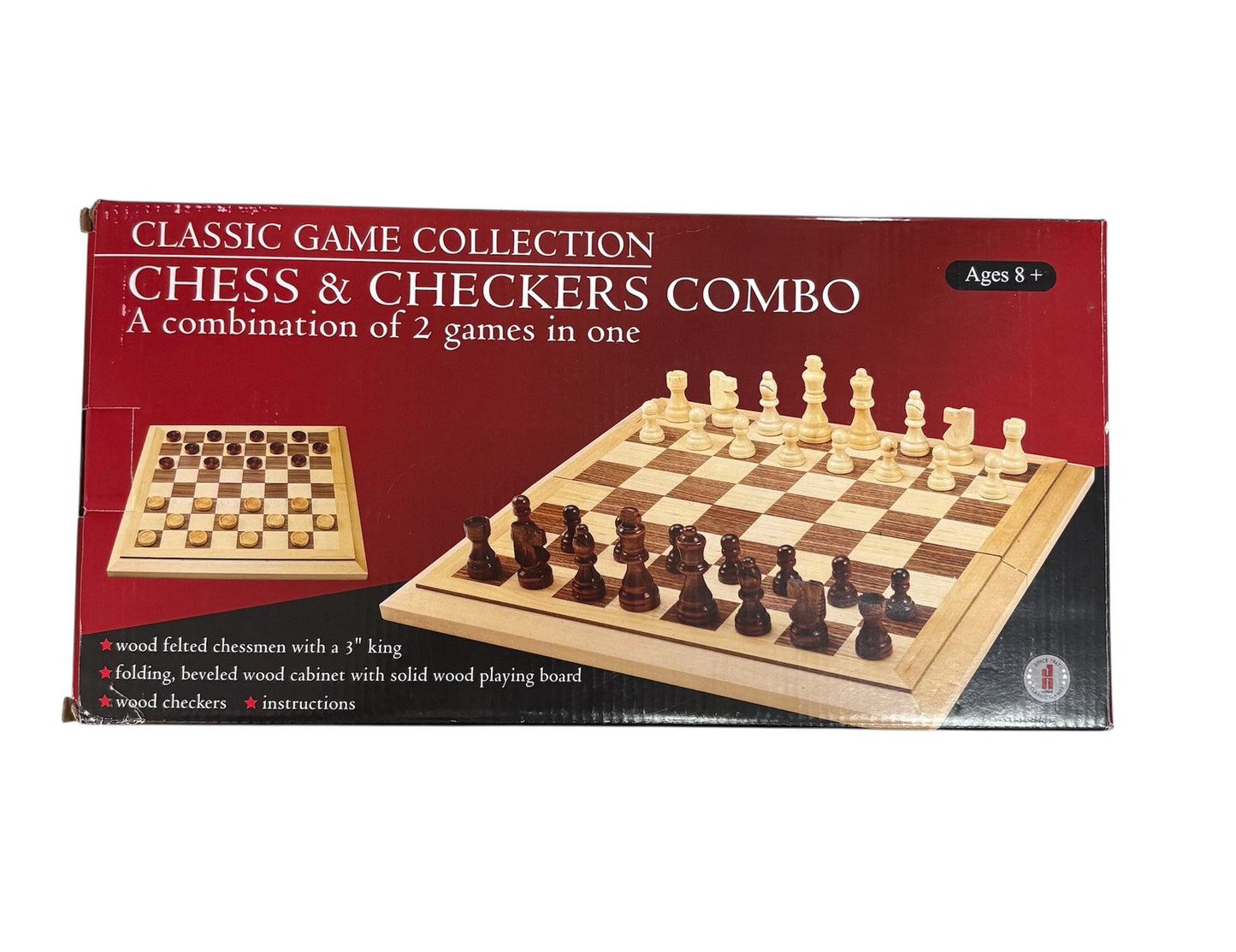 Hansen Classic Games Chess & Checkers Combo 905