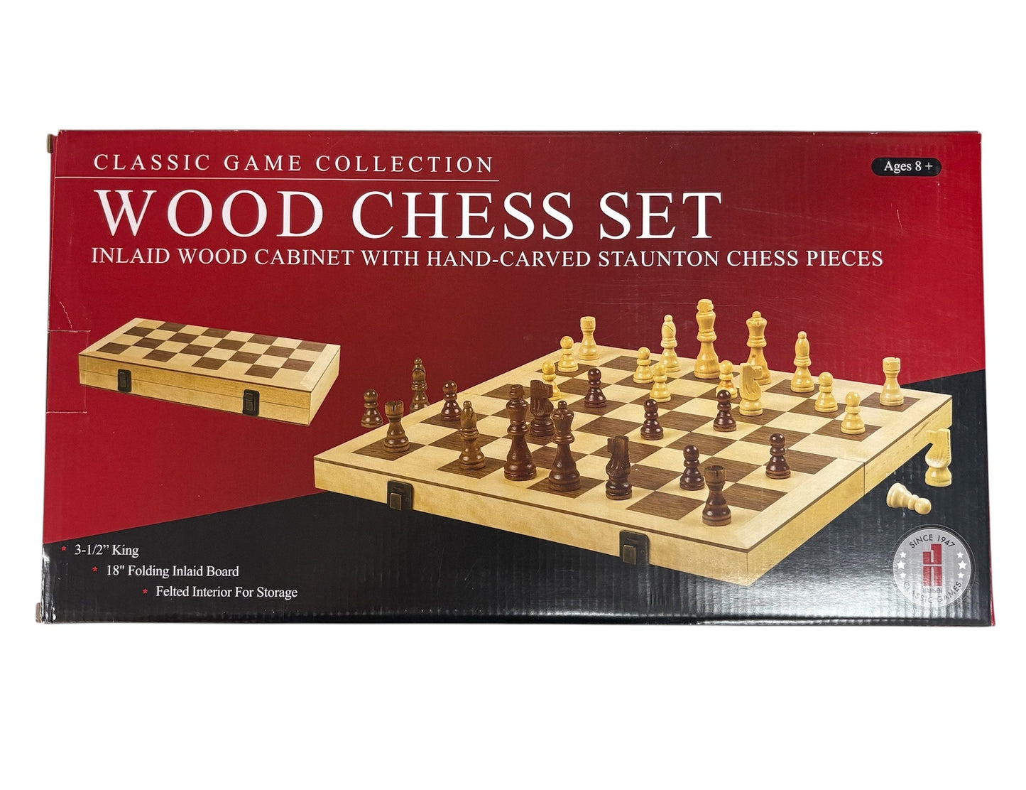 Hansen Classic Games Wooden Chess Set TM-5